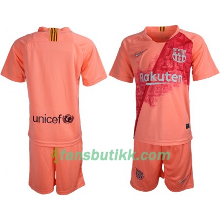 Fotballdrakt FC Barcelona Barn Tredjetrøye 2018-2019 Kortermet